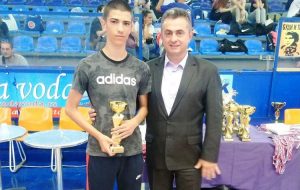 Dragan Stjepanović sa Ćopićem, Predsednikom Saveza Srbije