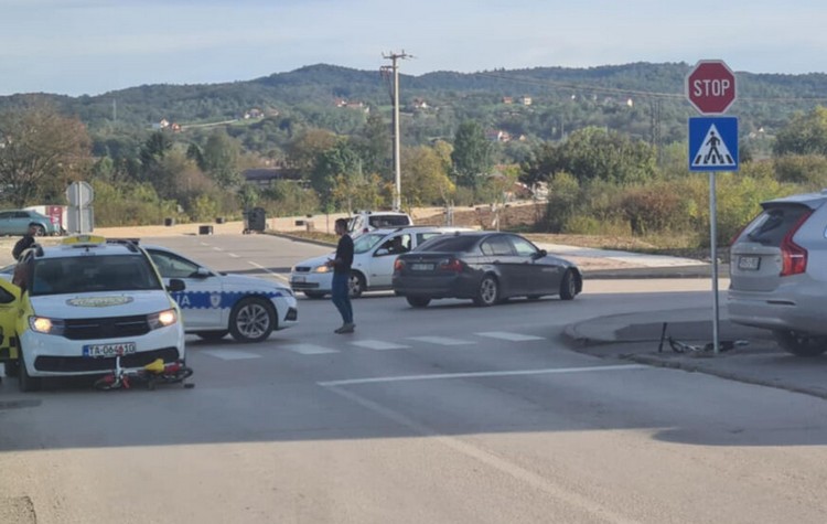 Добој - повријеђен пјешак