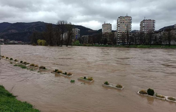 VODOSTAJ RIJEKE BOSNE U ZENICI