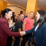 „Osjeti se pobjednička atmosfera“ Trivićeva na skupu Narodnog fronta u Doboju (FOTO)